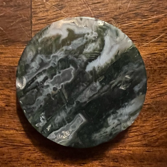 Moss Agate Coaster - Picture 16 of 17